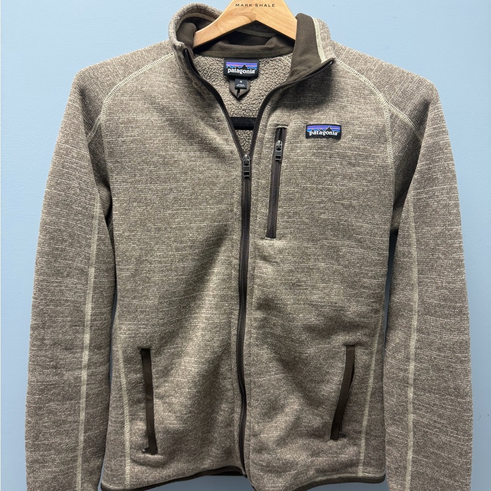Patagonia Men's Zip-Up Sweater in Gray